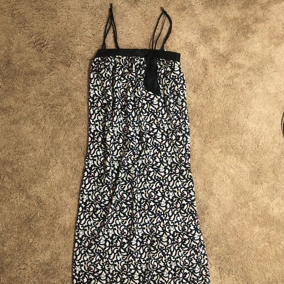 Faye Women’s Polka Dotted Side Slit Maxi Slip Dress - Picture 7 of 16